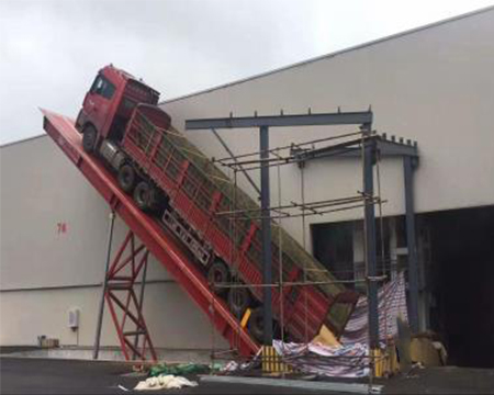 液压翻板卸车机 液压翻板卸车机