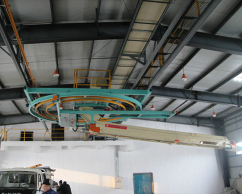 悬挂式码垛堆包机测试