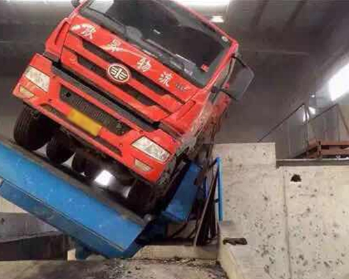 侧翻液压翻板卸车机 侧翻液压翻板卸车机